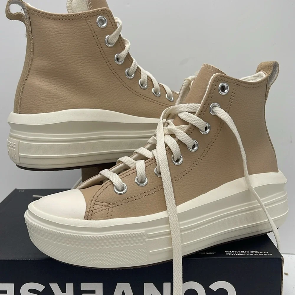 Converse WMNS Tan High-Top Leather Platform Sneakers A09261C
CTAS MOVE HI WARM - Picture 9 of 16